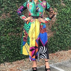 Multi-colored Maxi Dress